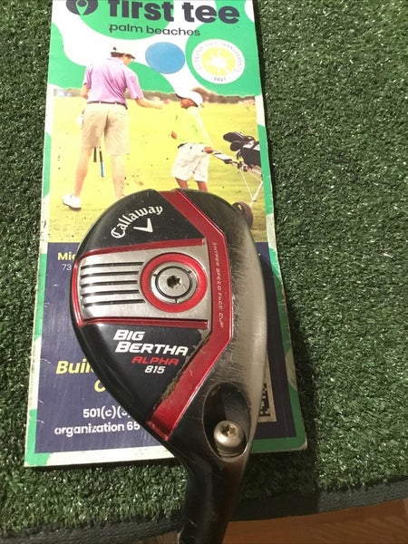 Callaway Big Bertha Alpha 815 23* 4 Hybrid Regular Fujikura Speeder865 Graphite