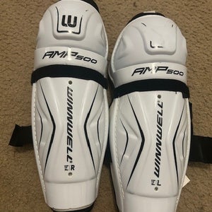 Junior Winnwell AMP 500 12" Shin Pads (Used)