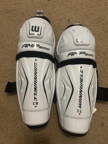 Junior Winnwell AMP 500 12" Shin Pads (Used)