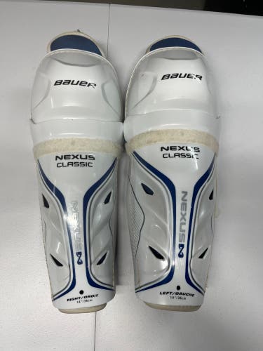 Senior Bauer Nexus Classic 14" Shin Pads (Used)