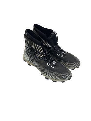 Used Under Armour Adult FB Cleats Black Senior 10 11347-S000254455