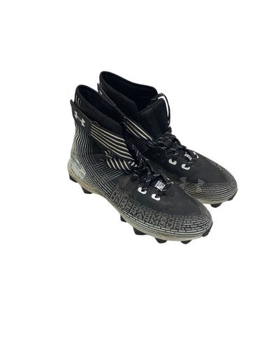 Used Under Armour Adult FB Cleats Black Senior 10 11347-S000254455