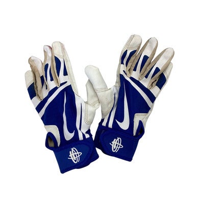 Used Nike BB/SB Batting Gloves Royal Blue SM 11760-S000081284