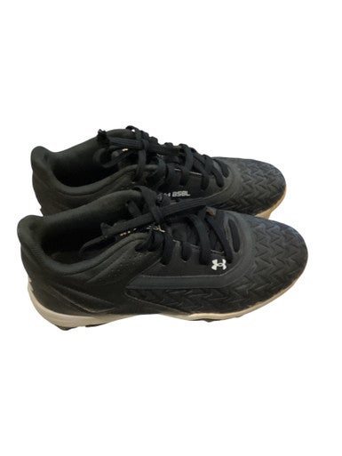 Used Under Armour BLK BB/SB Cleats Black Junior 02.5 11884-S000051792