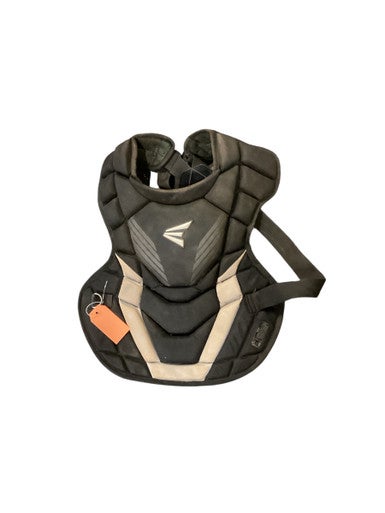 Used Easton BLACK AND GREY CHEST PROTECTOR Catchers Chest Protector Black Intermed 11884-S000051784
