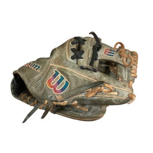Used Wilson A2000 AUTISM GLOVE BB/SB Glove RH Throw Grey 11 1/2" 11884-S000051775