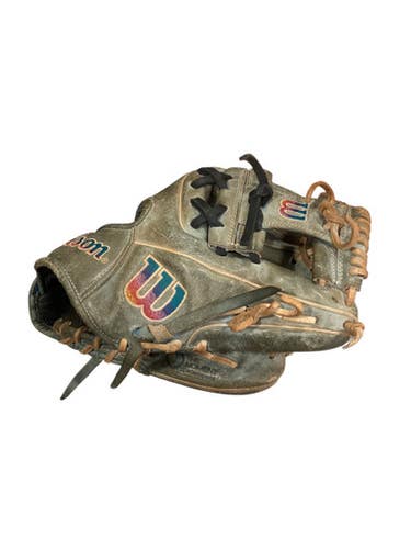 Used Wilson A2000 AUTISM GLOVE BB/SB Glove RH Throw Grey 11 1/2" 11884-S000051775