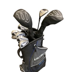 Used Wilson ULTRA BLK Mens Package Set RH Black 11 Piece 11884-S000051760