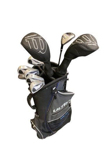 Used Wilson ULTRA BLK Mens Package Set RH Black 11 Piece 11884-S000051760