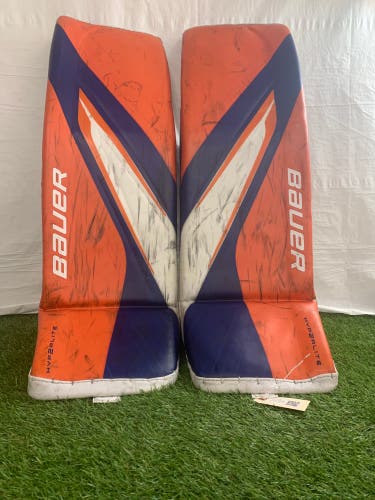 XXL 37+ Senior Bauer Vapor Hyperlite 2 Goalie Leg Pads (Used)