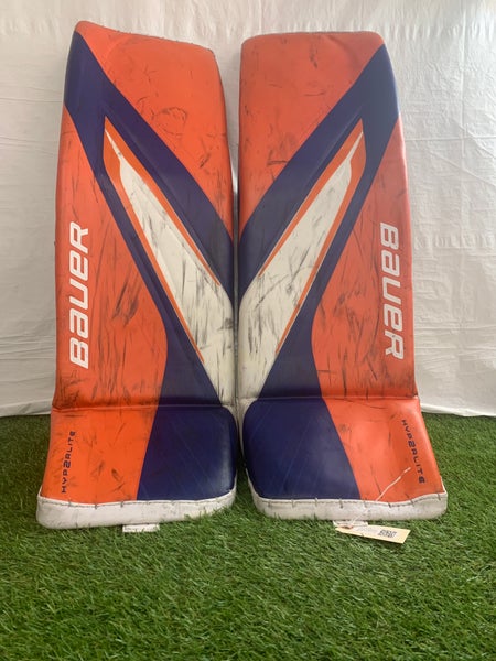 XXL 37+ Senior Bauer Vapor Hyperlite 2 Goalie Leg Pads (Used)