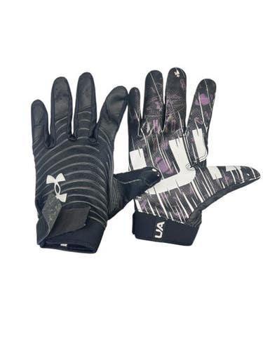 Used Under Armour FOOTBALL GLOVES FB Gloves Black XL 11863-S000023530