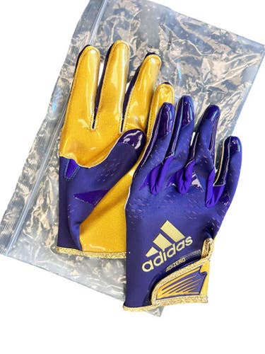 Used Adidas ADIZERO FB Gloves Purple 3X 11863-S000023557