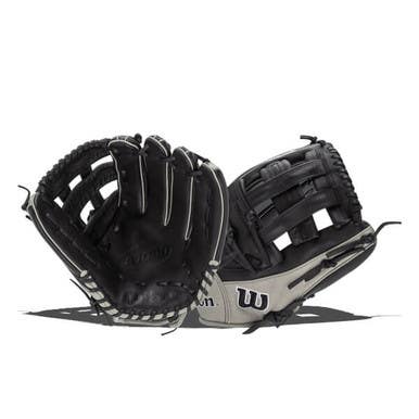 CLEARANCE! Wilson A1000 BB/SB Glove RH Throw Black 12 1/2" 11863-S000023627