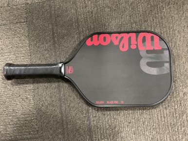 Used Wilson BLAZE PRO 13 Pickleball Racquet Black And Red 11614-S000220663