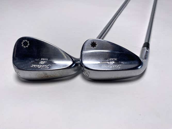 Titleist Vokey SM7 Tour Chrome Wedge Set 50* 12 | 54* 14 NS Pro 950 GH Mens LH