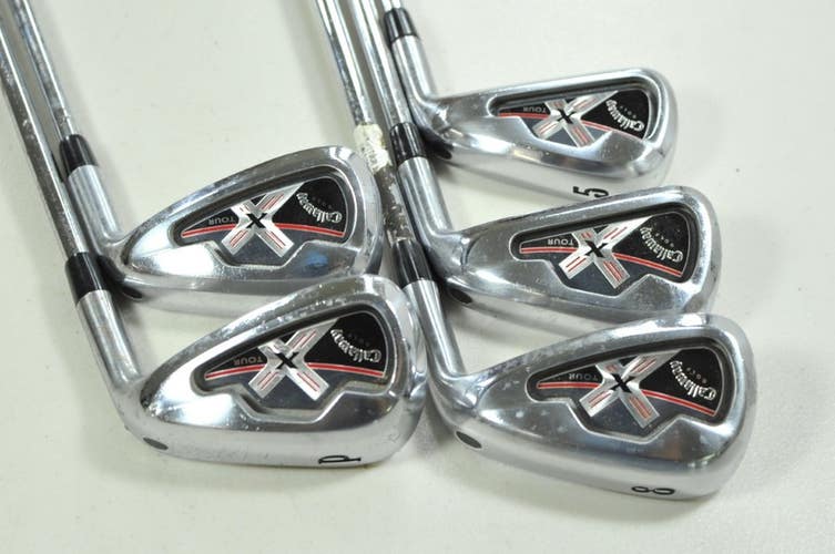 Callaway X Tour 5,7-PW Iron Set Stiff Flex Right DG S300 Steel # 201769