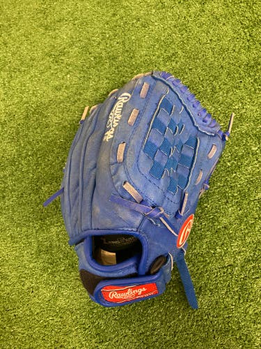 Blue Rawlings Highlight Series RH Baseball Glove 11.5" (Used)