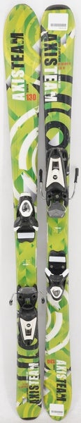 Axis Team Synflex Junior Skis with Bindings - 130 cm Used