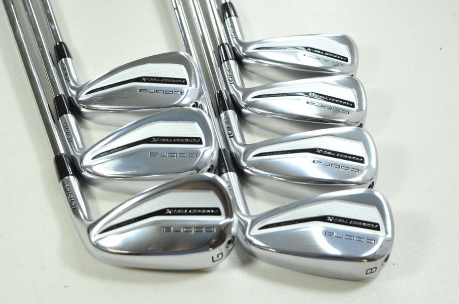 Cobra King Forged Tec X 5-PW,GW Iron Set Regular Flex Right KBS Steel # 201797