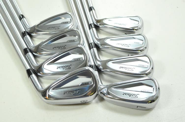 Titleist T350 2023 4-PW,48* Iron Set Stiff KBS Tour C-Taper Lite Steel # 201784