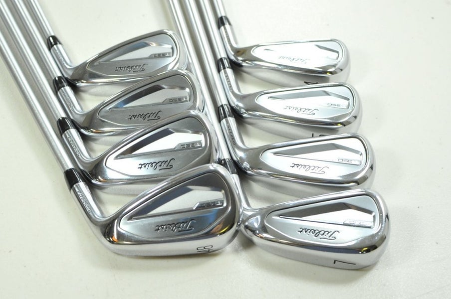 Titleist T350 2023 4-PW,48* Iron Set Stiff KBS Tour C-Taper Lite Steel # 201784