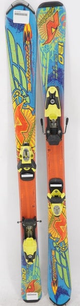 Nordica Team Fire Arrow Kids Skis with Bindings - 120 cm Used