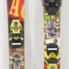 Nordica Ace of Spades J Twin Tip Kids Skis with Bindings - 118 cm Used