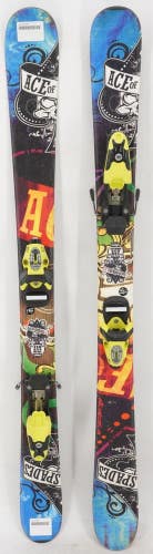 Nordica Ace of Spades J Twin Tip Kids Skis with Bindings - 118 cm Used