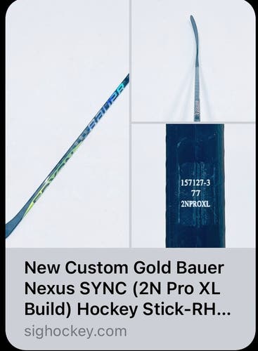 Senior right handed sync dressed 2n pro xl p46 curve