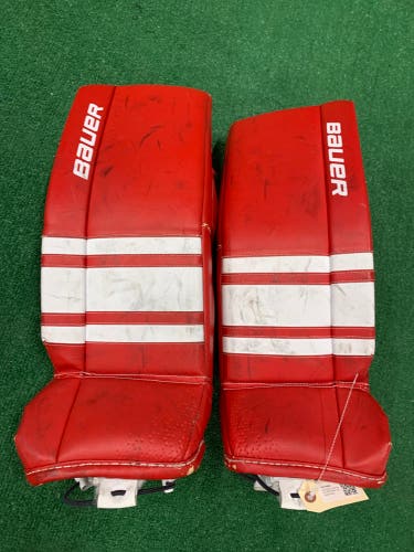 Red Small Junior Bauer GSX Goalie Leg Pads (Used)