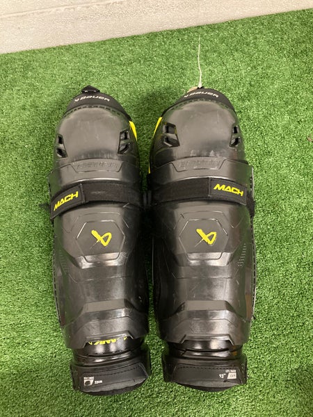 Senior Bauer Mach Shin Pads 13" (Used)