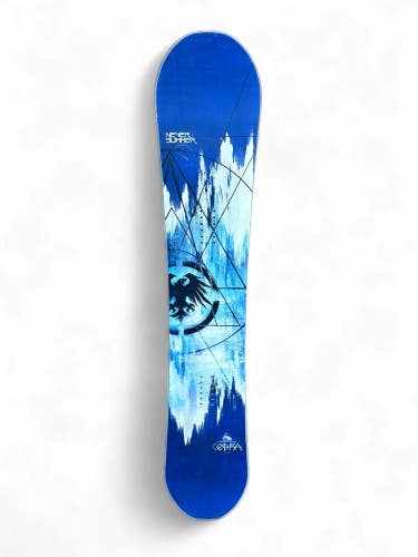 PRE-OWNED MEN'S NEVER SUMMER "COBRA" HYBRID CAMBER SNOWBOARD 161CM