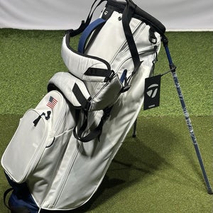 TaylorMade FlexTech Stand Carry 4-Way USA Golf Bag w/ Rain Hood *No Logo* NEW