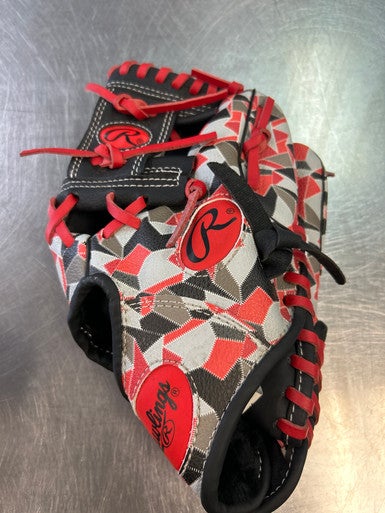 Used Rawlings WPL105B BB/SB Glove RH Throw Grey 10 1/2" 11868-S000065173