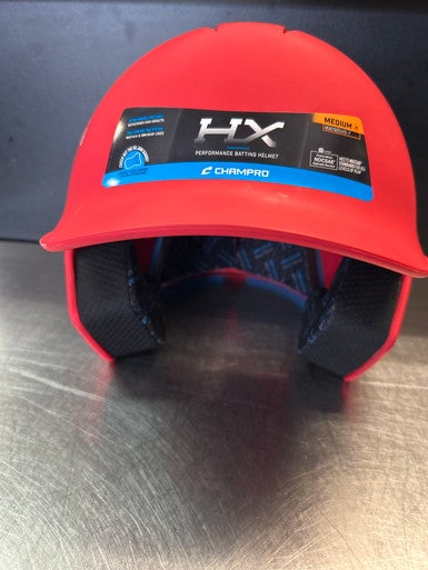 Used Champro HXJ Batting Helmet No Mask Red MD 11868-S000065169