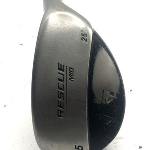 Taylormade Rescue Mid 5 Hybrid 25* Ultralight Graphite 65g Stiff Shaft *Good*