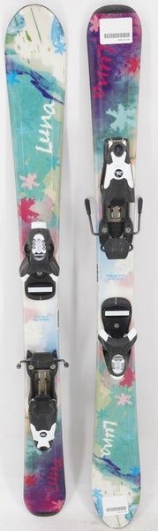 Axis Luna Kids Skis with Bindings - 100 cm Used
