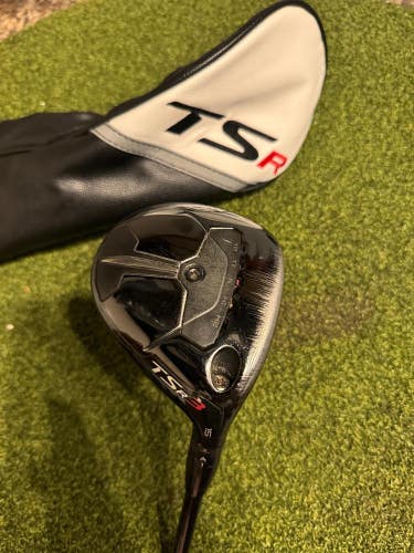 Titleist TSR3 15* Fairway Wood, Hzruds Stiff Flex, RH