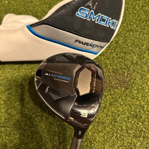 Callaway Paradym AI Smoke Max Fast 9 25* Fairway Wood, ATTAS Senior Flex, RH