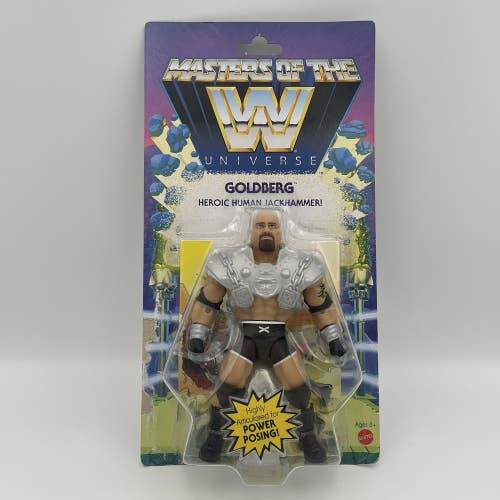 Masters of The WWE Universe Goldberg MOTU Action Figure NEW SEALED
