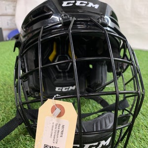 Black Medium CCM Tacks 310 Helmet Pro Stock (Used)