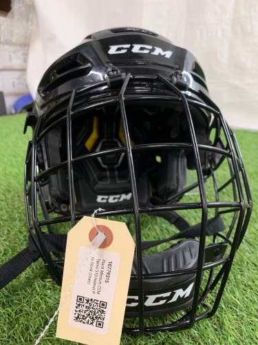Black Medium CCM Tacks 310 Helmet Pro Stock (Used)