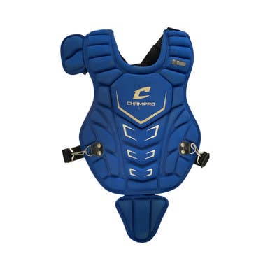 Used Champro OPTIMUS MVP PLUS Catchers Chest Protector Royal Blue Youth 11859-S000024926