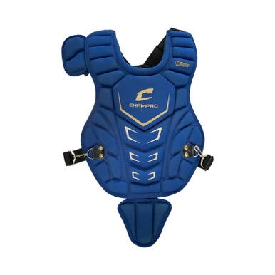 Used Champro OPTIMUS MVP PLUS Catchers Chest Protector Royal Blue Youth 11859-S000024926