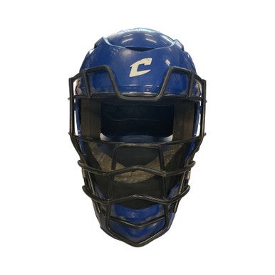 Used Champro AIRTECH Batting Helmet w/Mask Royal Blue MD 11859-S000024925