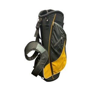 Used ULTRA 7 WAY Mens Stand Bag Black And Gold 11859-S000024903