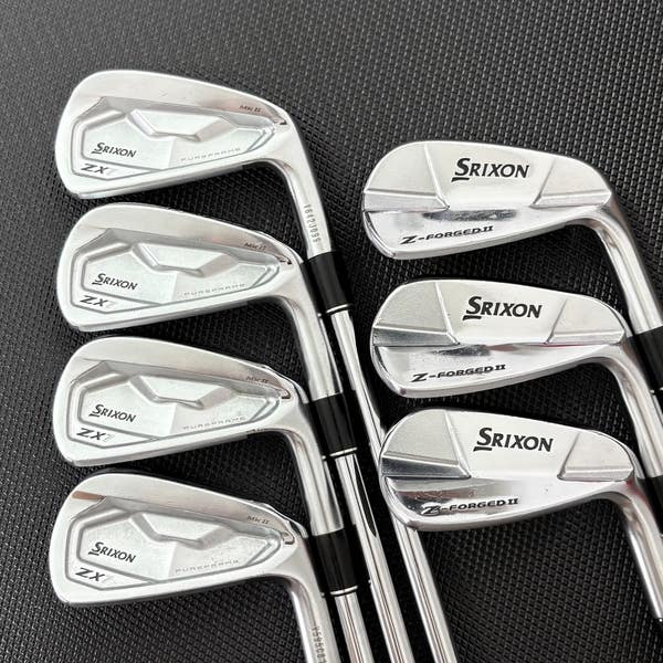 SRIXON ZX7 MKII/Z-FORGED II COMBO IRON SET 4-P -1/2