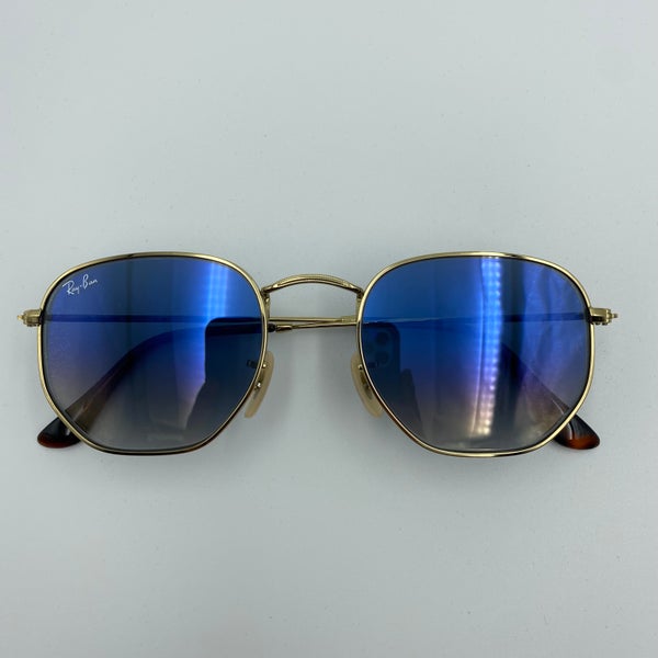 RAY BAN Hexagon Classic Unisex Sunglasses RB3548 001/3F