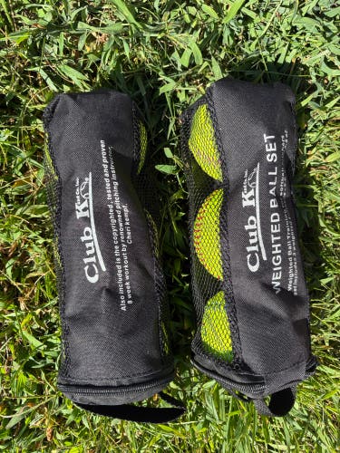 (New) Club K Weighted Ball Set & Spin Right Spinner